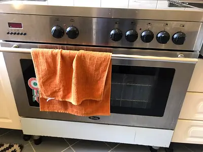 Terim Electric Cooker And Electric Oven with Fan And light System Digtal Screen 5 Burner Selling