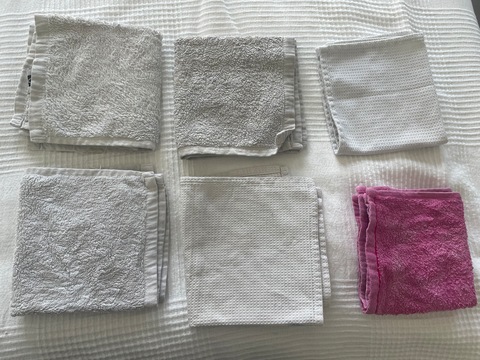 6 cleaning cloths