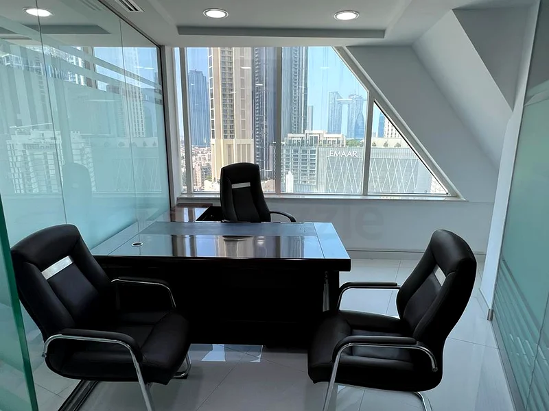 Furnished Office | Whole Floor | Burj Khalifa Canal View