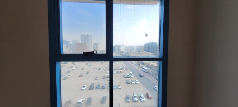 *Open View* Spacious 2-bedroom apartment Available for #Rent in Alkhor tower, Ajman.