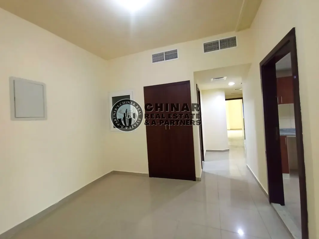 Spotless|2BHK with Balconies + Built-in Cabinet| Central Ac  Gas|4 Chqs
