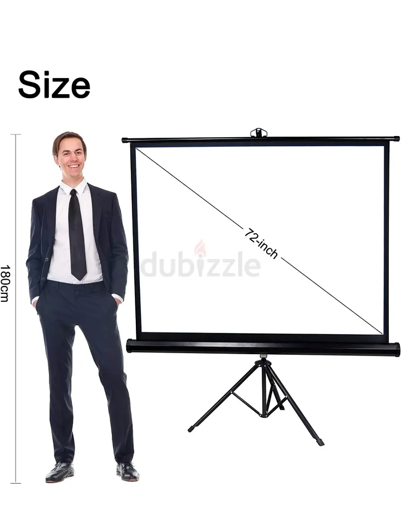 72 inches projector screen