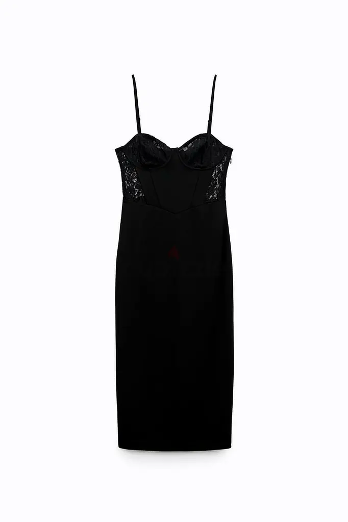 Brand New Zara Corset Dress with Lace S