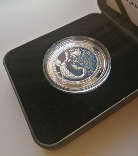 Scorpion zodiac Silver coin BDL برج العقرب فضة
