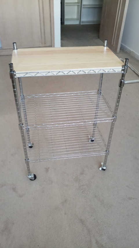 kitchen shelves trolley with weel for sale 150/-
