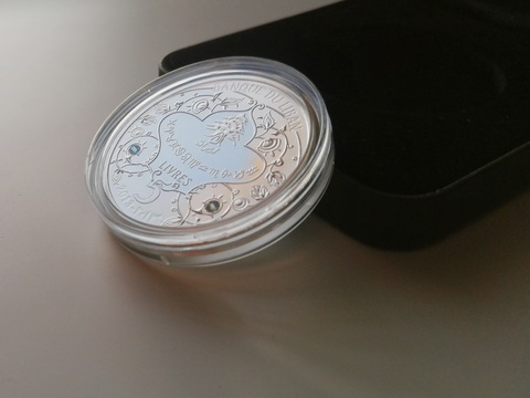 Scorpion zodiac Silver coin BDL برج العقرب فضة