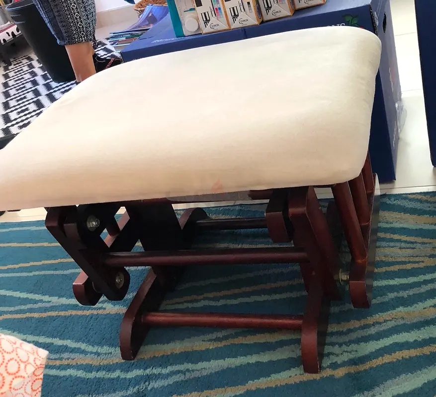 Rocking chair and foot stool