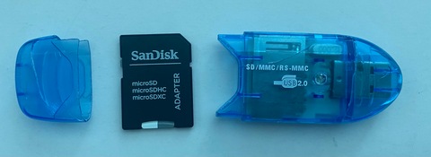 SanDisk MicroSD to SD Memory Card Reader-Writer-Adapter