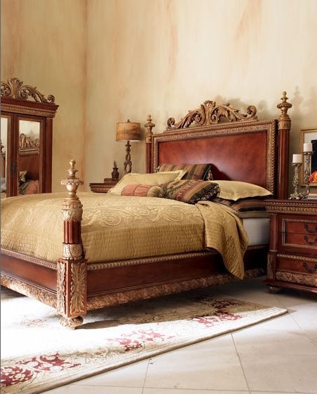 Antique bed set