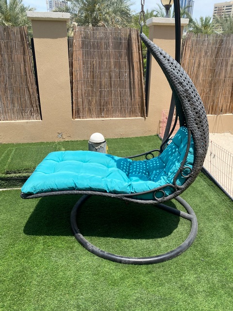 Swing chair long outdoor