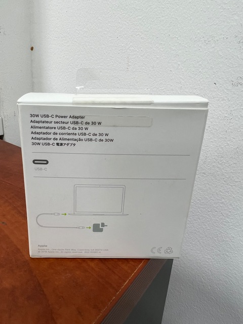 Apple 30W USB-C Power Adapter (MY1W2AM/A) White