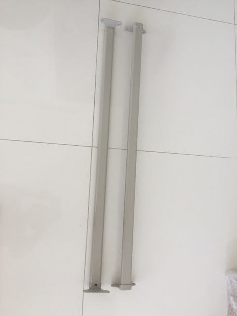 IKEA cloth rods 1 mtr long