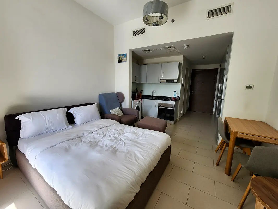 LOWEST PRICE // LARGE FURNISHED STUDIO WITH BALCONY // @ AL FURJAN