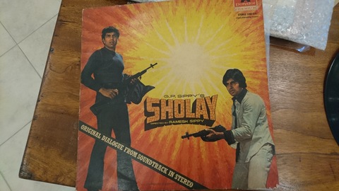 4 Mint Condition Bollywood LP Records in Original Sleeve- Don, Deewar, Sholay, Shree 420