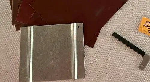 Fret Refinishing kit for guitars