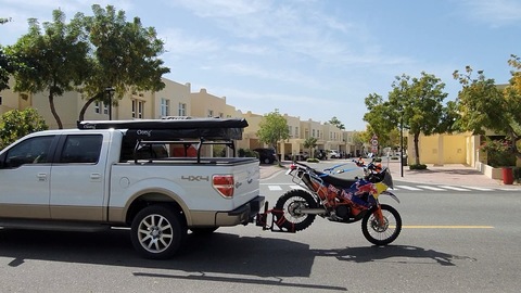 TowPro motorbike towing device
