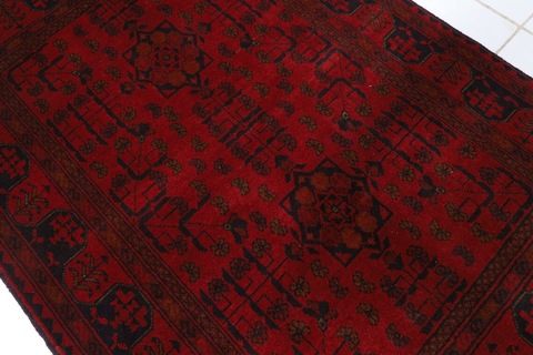 102 x 151 cm | new red area bokhara rug | Afghan handmade carpet