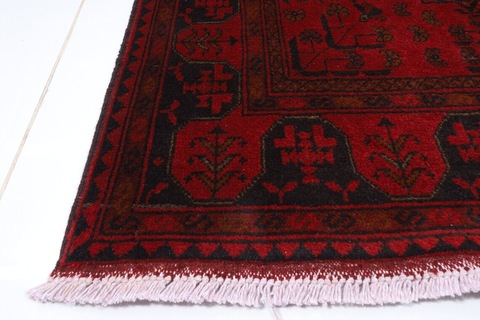 102 x 151 cm | new red area bokhara rug | Afghan handmade carpet