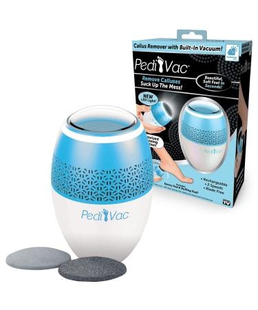 Electric Callus Remover + Built-In Vacuum Sucks Up Shavings, New Look, Gently Removes Calluses