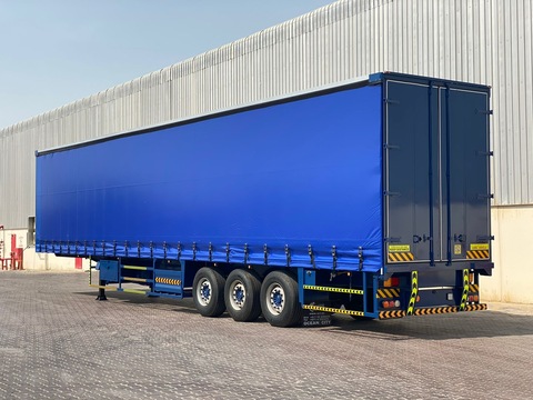 New 3 Axle Curtain Side Trailer
