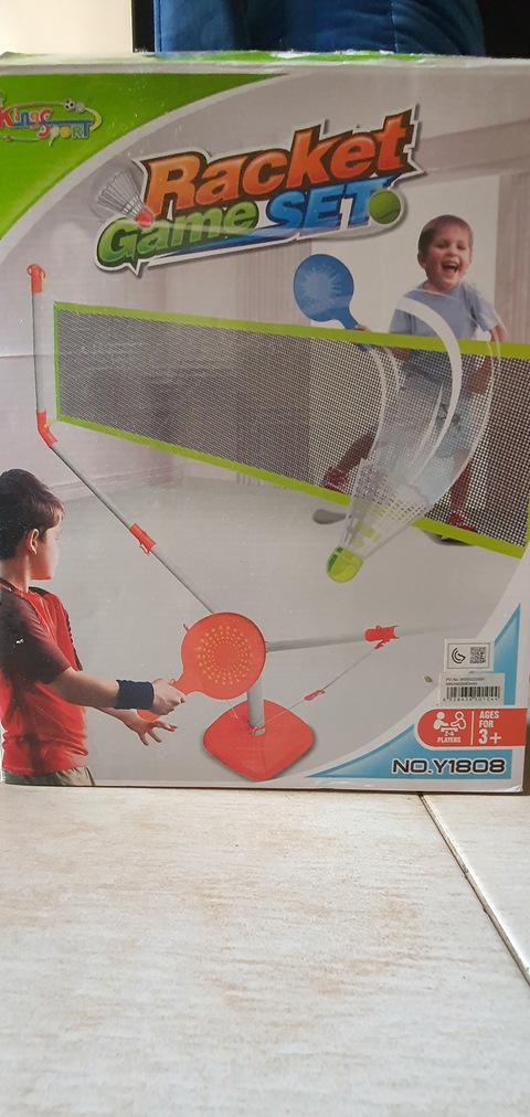 Tennis game with big net Aed 15