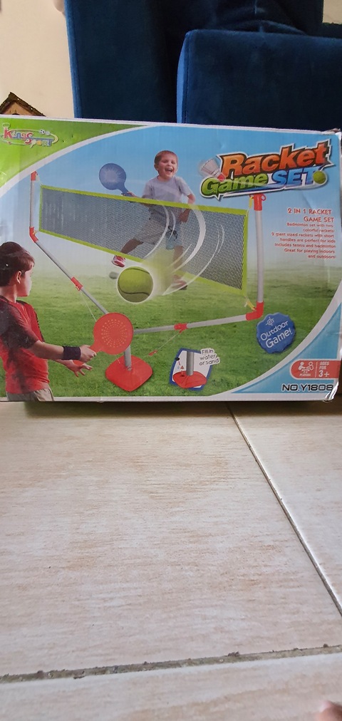 Tennis game with big net Aed 15