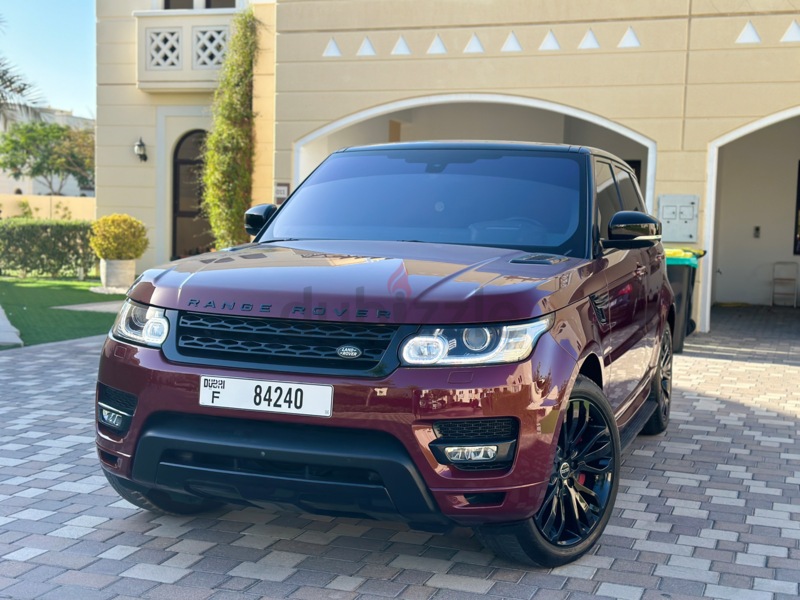 Range Rover Sport Supercharged V8 Dynamic Maroon 2016 Under Warranty ...