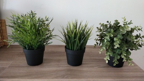Ikea Artificial Potted Plant set of 3