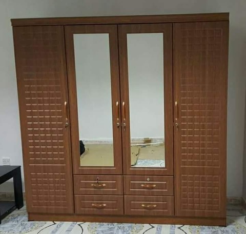 Wooden Brand New 4 Door Wardrobe