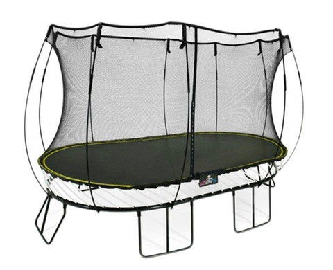 Hardly Used 8x13 ft Oval Springfree Safe Trampoline for Sale Due to Lack of Space