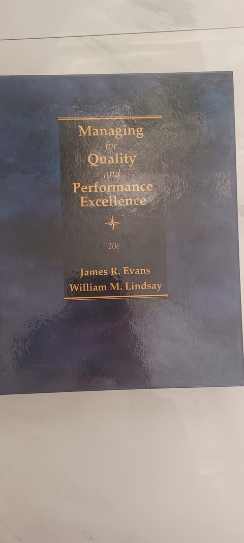 Book for Managing for Quality and Performance Excellence 10e