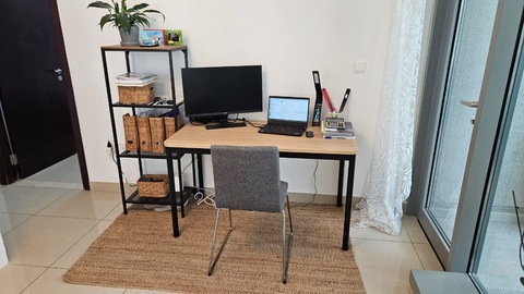 Computer Table with shelves