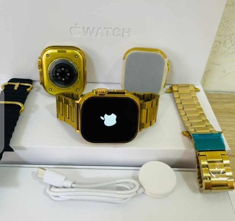 Apple Watch 8 Ultra Clone Replica Gold Edition