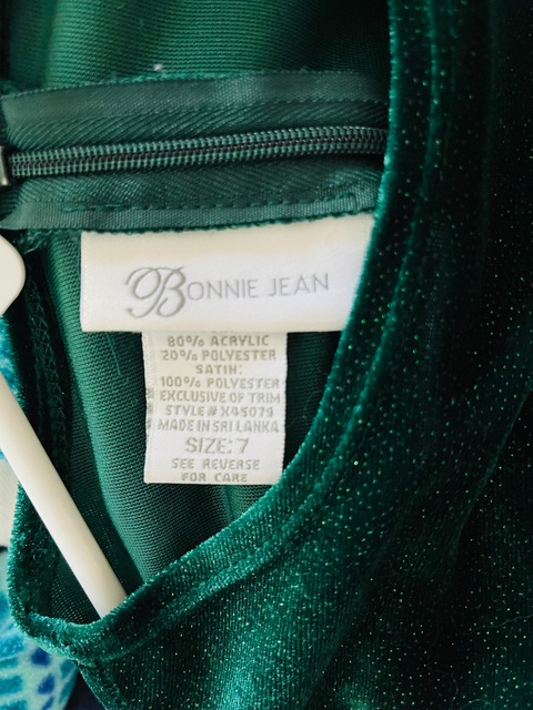 Bonnie Jean Santa Elves costume for girls