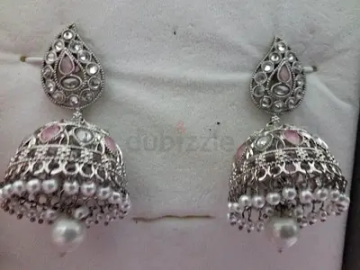 Silver earrings