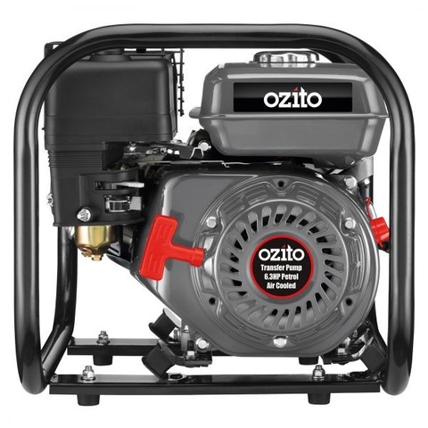 Ozito 6.3HP 208cc petrol transfer water pump