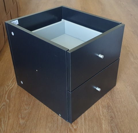 Ikea kallax insert double drawer