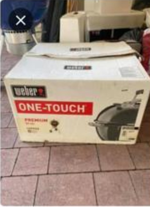 Weber one touch premium grill