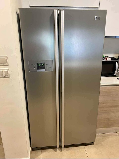 Lg brand side by side door refrigerator