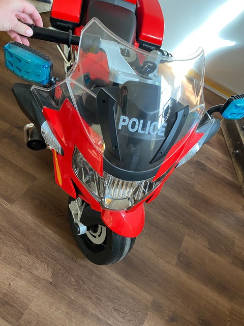BMW kids electric police motorbike
