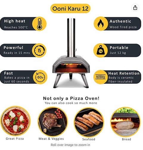 Multi-Fueled Pizza Oven - Ooni Karu 12