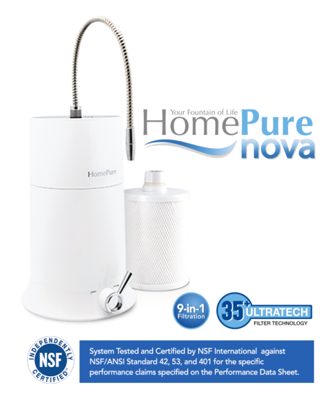 HomePure Nova Water Filtration System