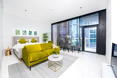 Hot! Furnished Studio In Mst Aed90k/-yr. With Canal View!