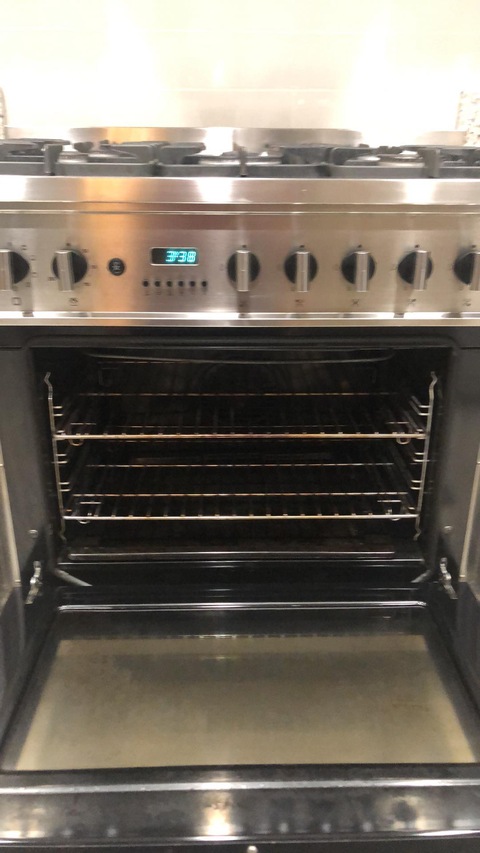 Top gas oven electric grill indesit Italian brand cooking range