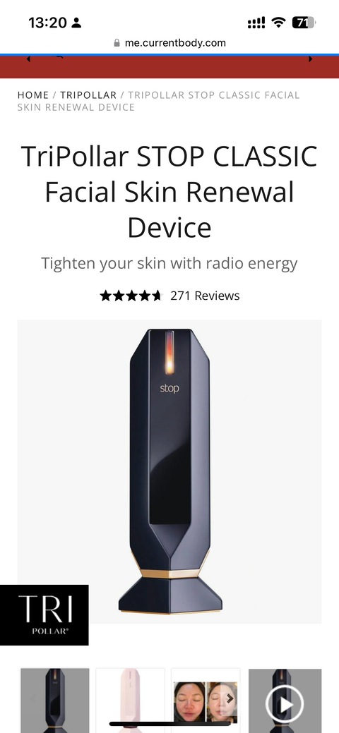 TriPollar skin renewal device
