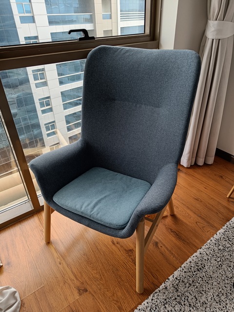 Negotiable - IKEA VEDBO Armchair, High Back Chair. Originally 1000 AED