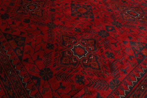 133 x 198 cm | new red area bokhara rug | Afghan handmade carpet