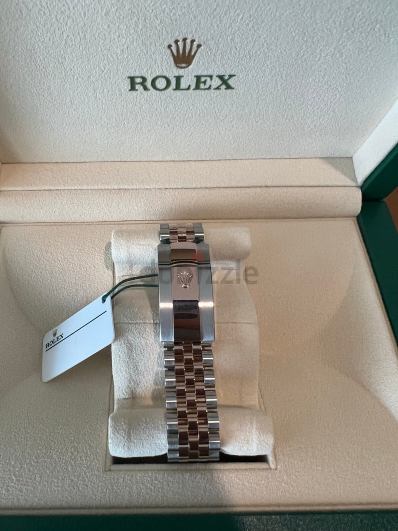 Rolex Datejust 36, Everose Gold, Wimbledon dial, Jubilee-2