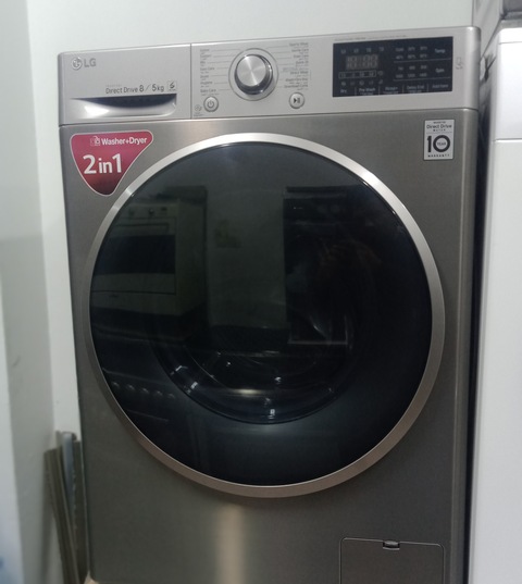 LG drict drive 8/5kg washer and dryer latest model