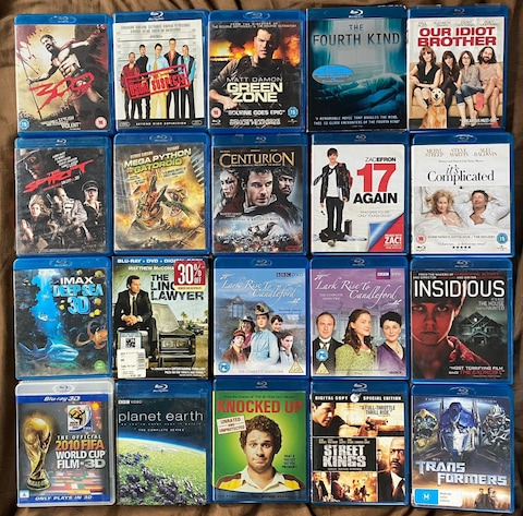 Blu-ray movies for sale